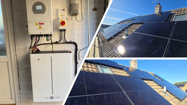 AIKO 465w solar panel installation in Isleham